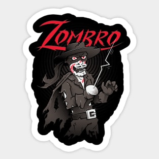 Zombro Sticker